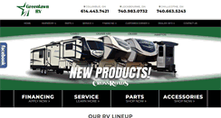 Desktop Screenshot of greenlawnrv.com