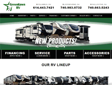 Tablet Screenshot of greenlawnrv.com